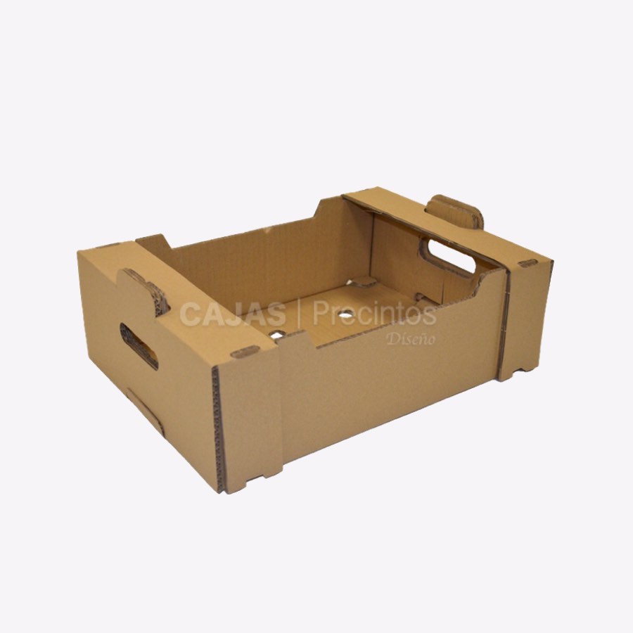 Caja Cartón 39 x 28 x 10 para frutas y verduras hasta 10 kg. - Cajas y Precintos