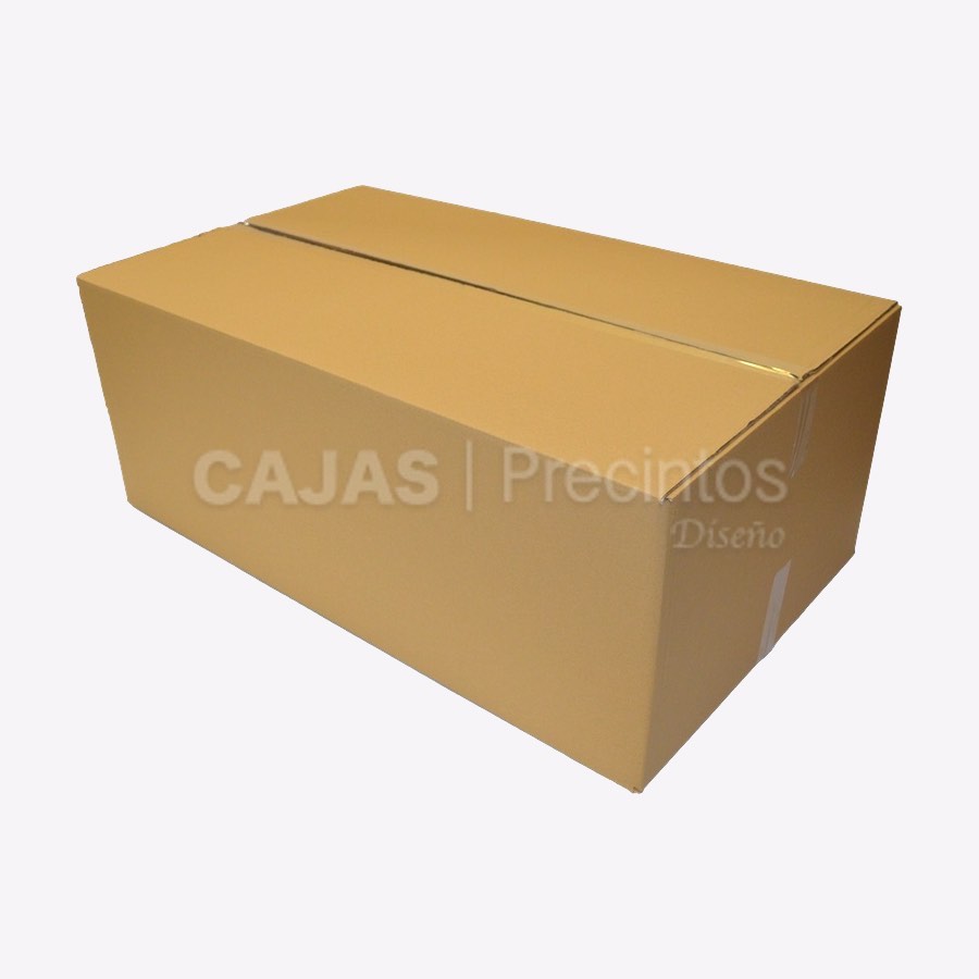 Caja de Cartón 100x60x40 cm Canal Doble 4 solapas. Especial 1 de mantas - Cajas y Precintos