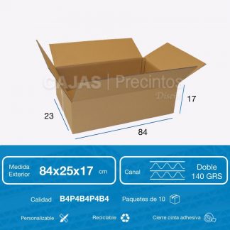 50 Cajas De Cartón 22x16.5x5.5 Cm Para Envíos O Alimentos