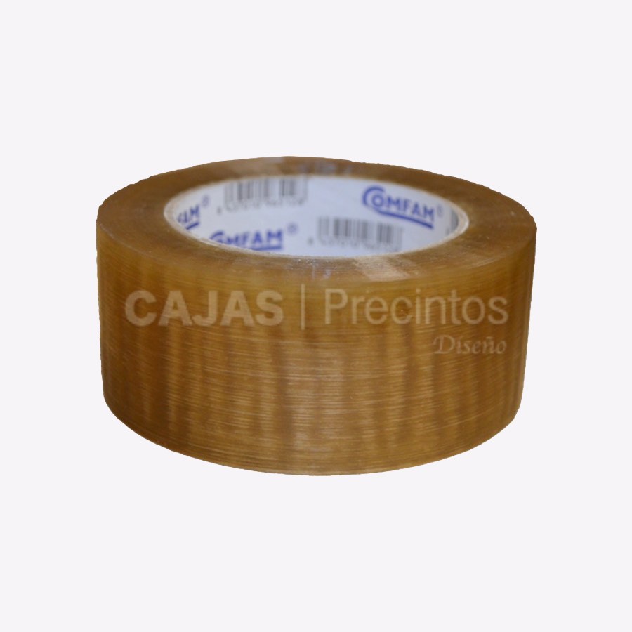 Rollo de Precinto o Cinta Adhesiva Transparente 66 metros x 48 mm de ancho  - Cajas y Precintos