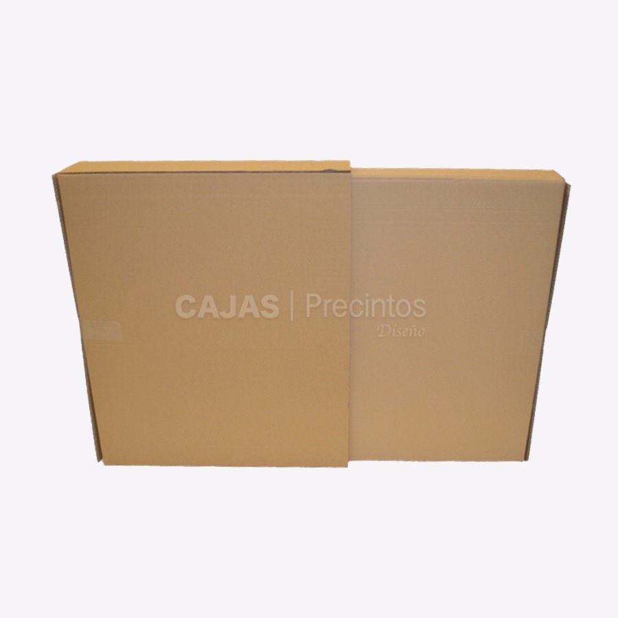 Caja Cartón 70 x 10 x 60 cm Extensible para Cuadros y TV - Cajas y Precintos