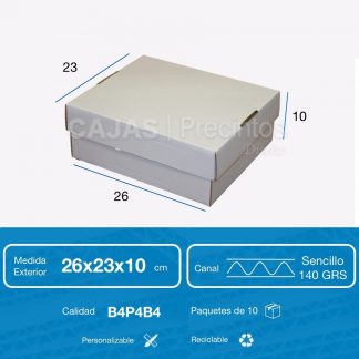 ▷ CAJA CON ASAS DE 40 X 30 X 40 SIMPLE