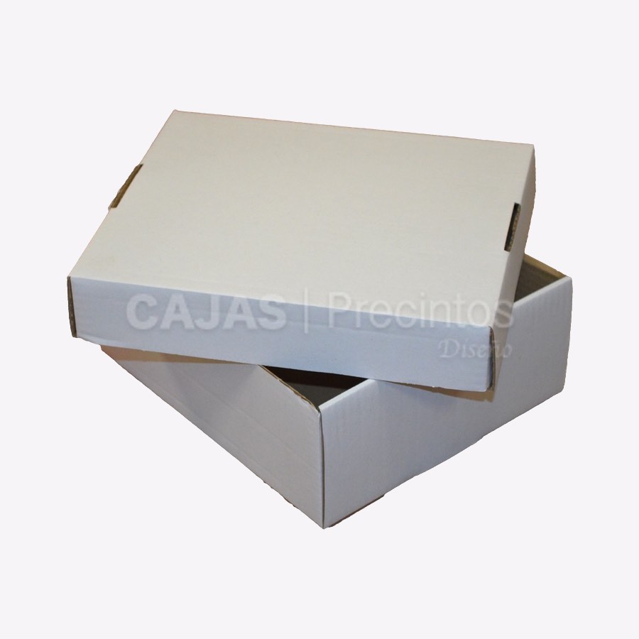 Caja de cartón 30x30 cm forrado con tapa s/liston
