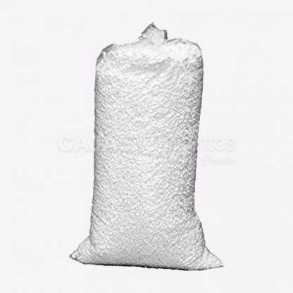 Bolsa de 1/2 metro cúbico Rellena de Material en Porexpan con Forma de “Gusanillo” - Imagen 2