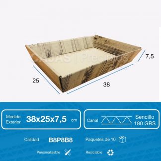 Caja Cartón 39 x 28 x 10 cm para frutas y verduras hasta 10 kg. - Cajas y  Precintos