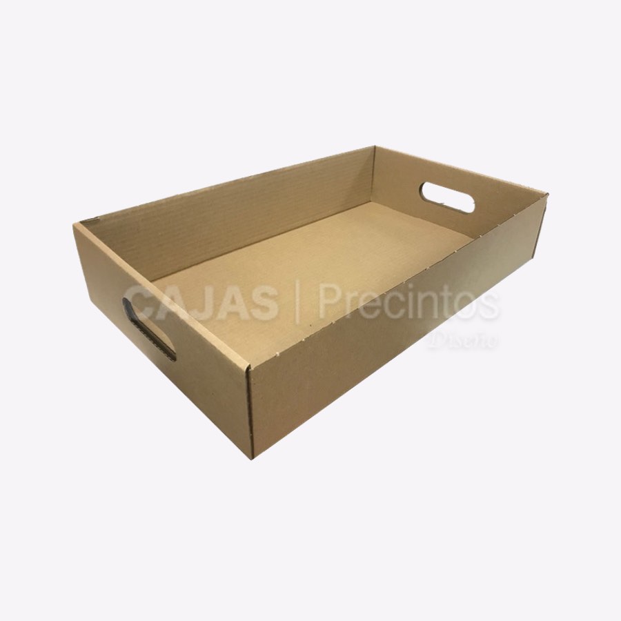 Cajas de cartón 50x30x30 cm, pack de 10 cajas con asa