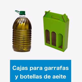 Cajas para Garrafas y Botellas de Aceite