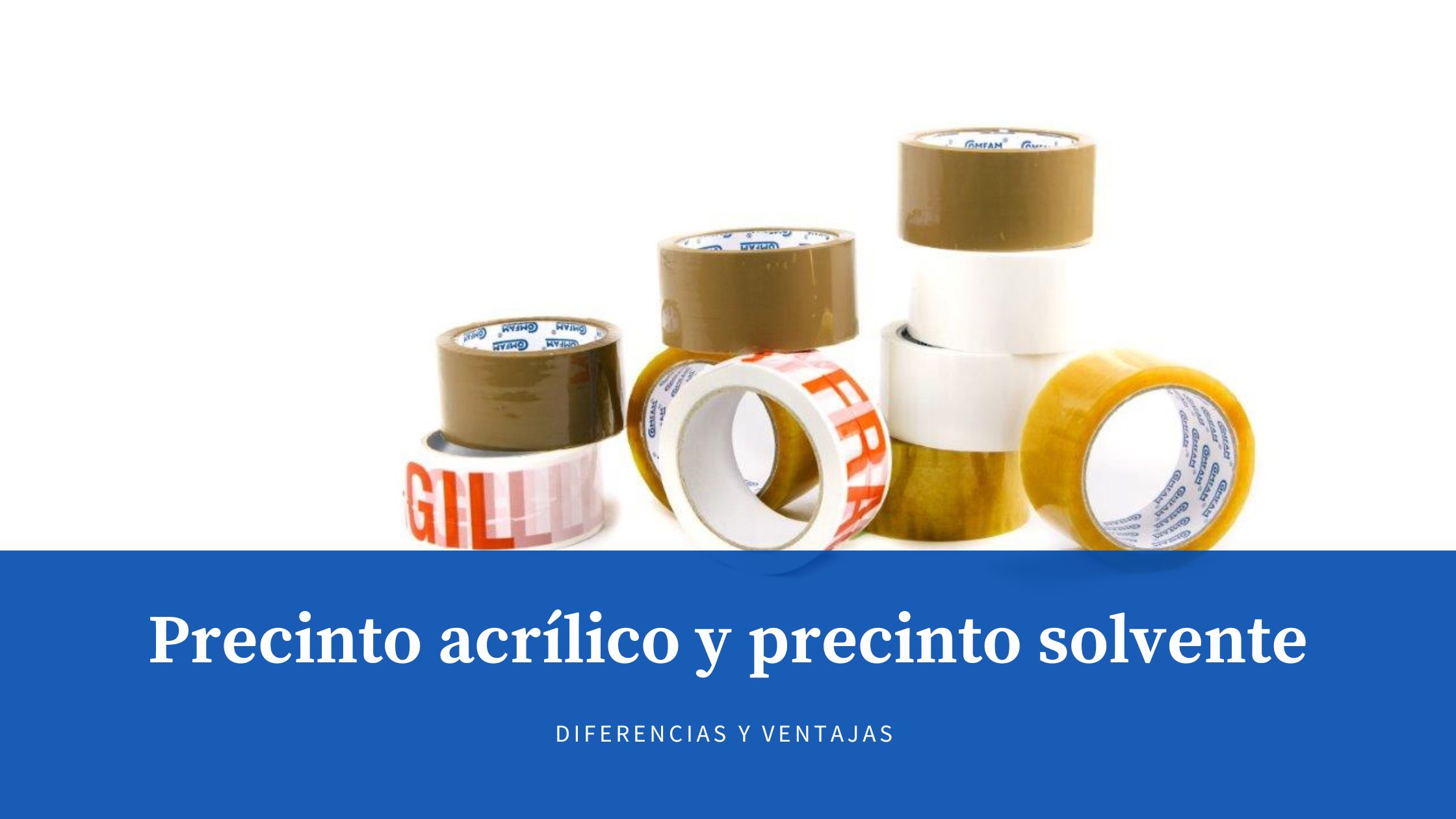 Precintos acrícilicos y precintos solventes