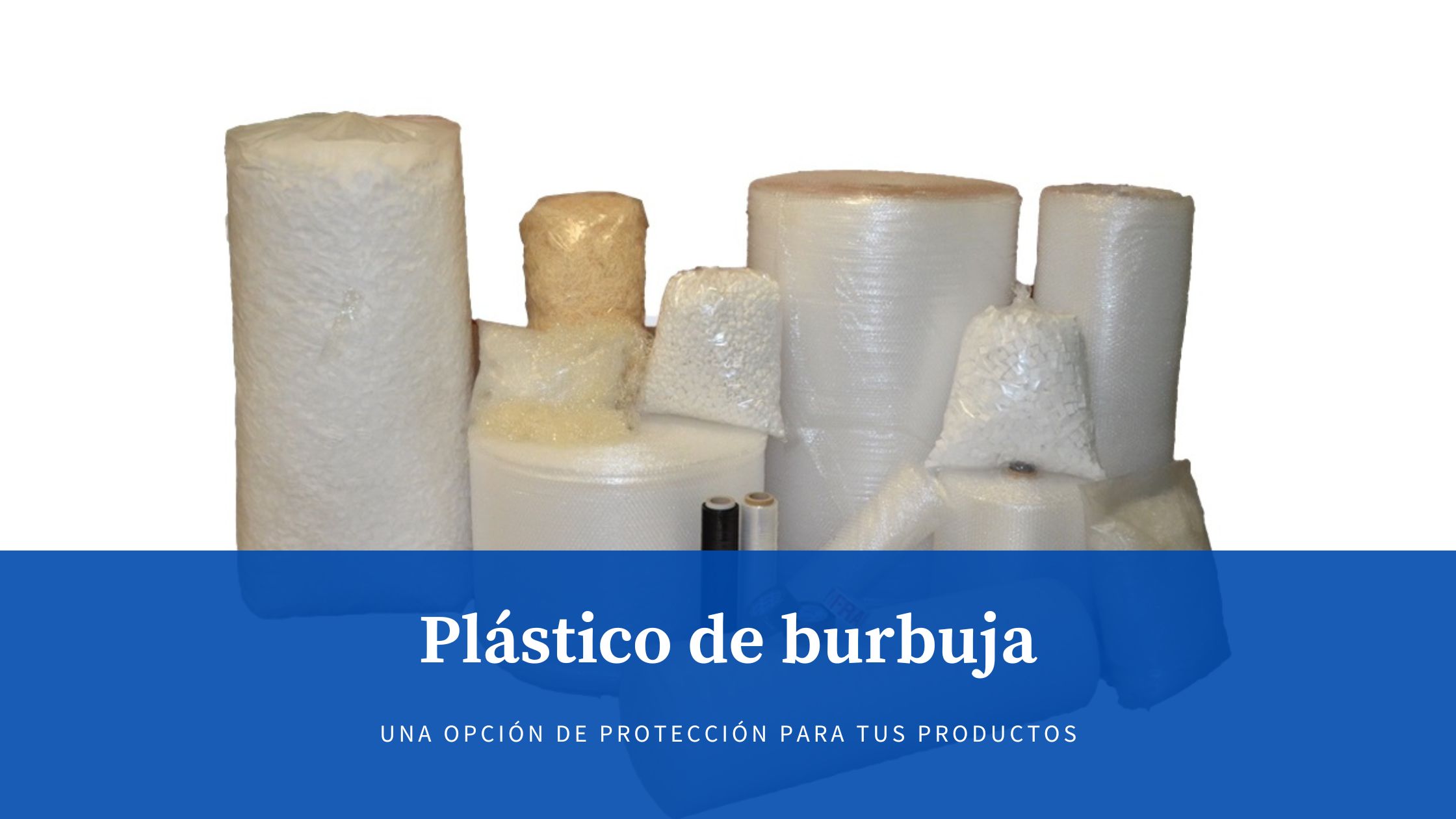 Rollos de plástico de burbuja