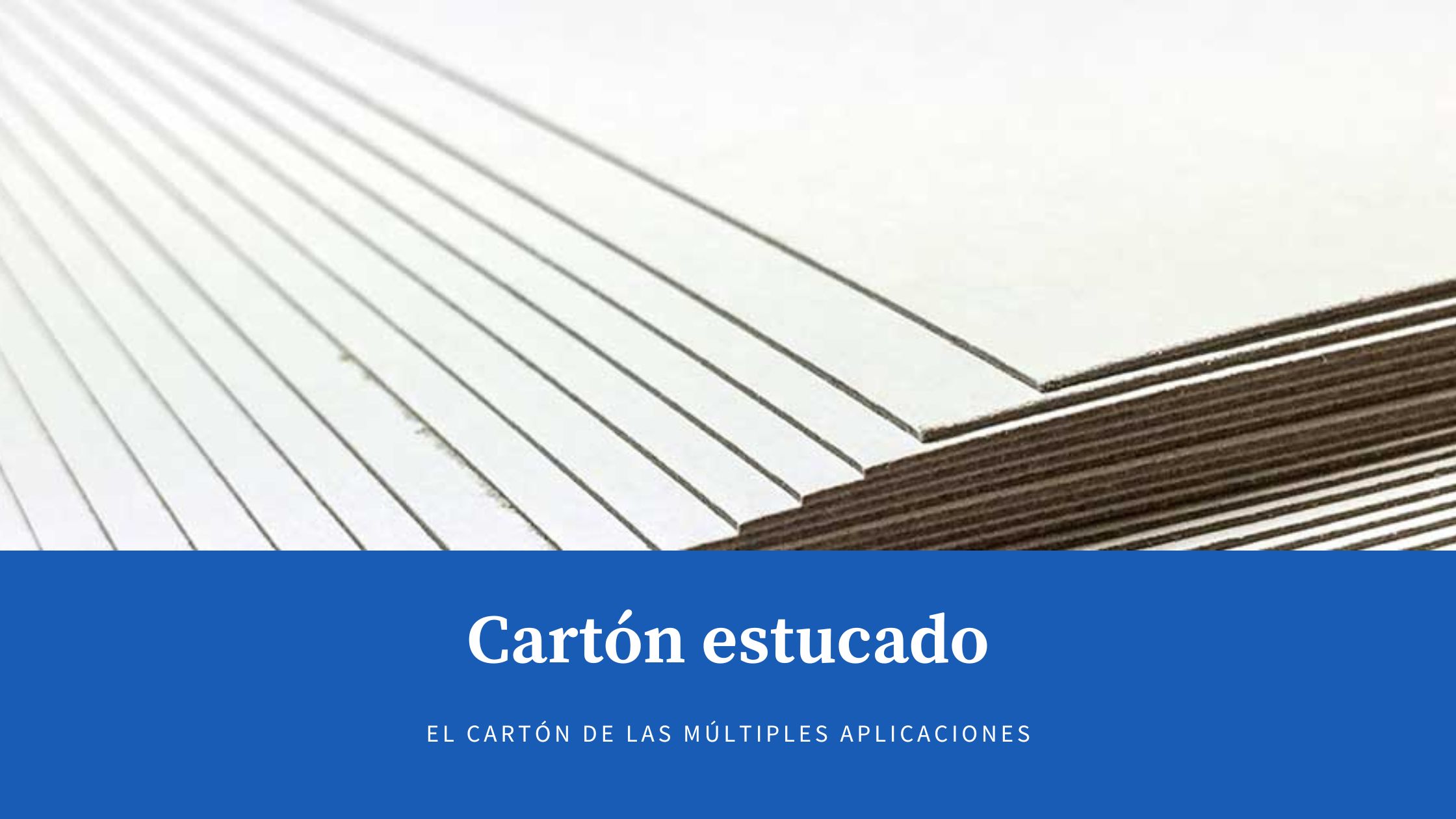 el cartón estucado